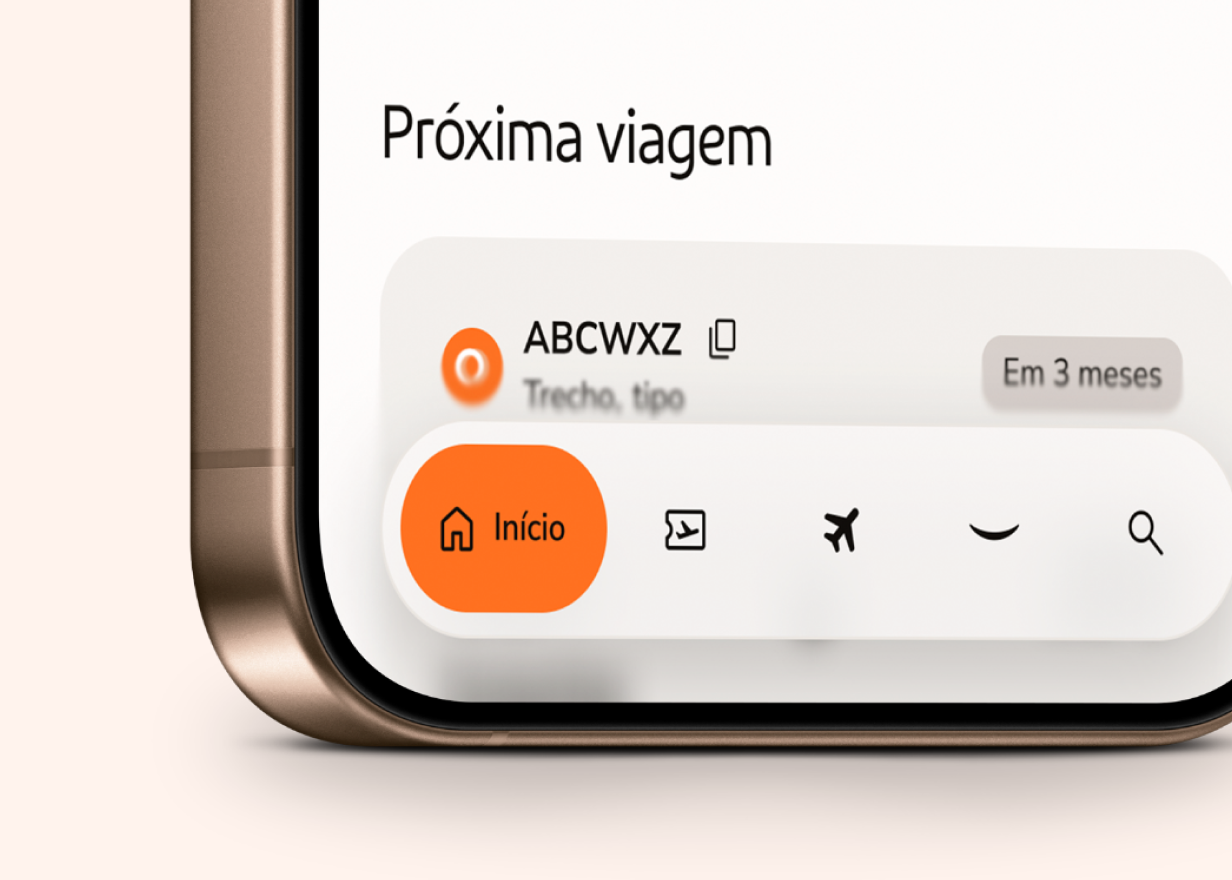 Interface mobile do case Tangerina DS